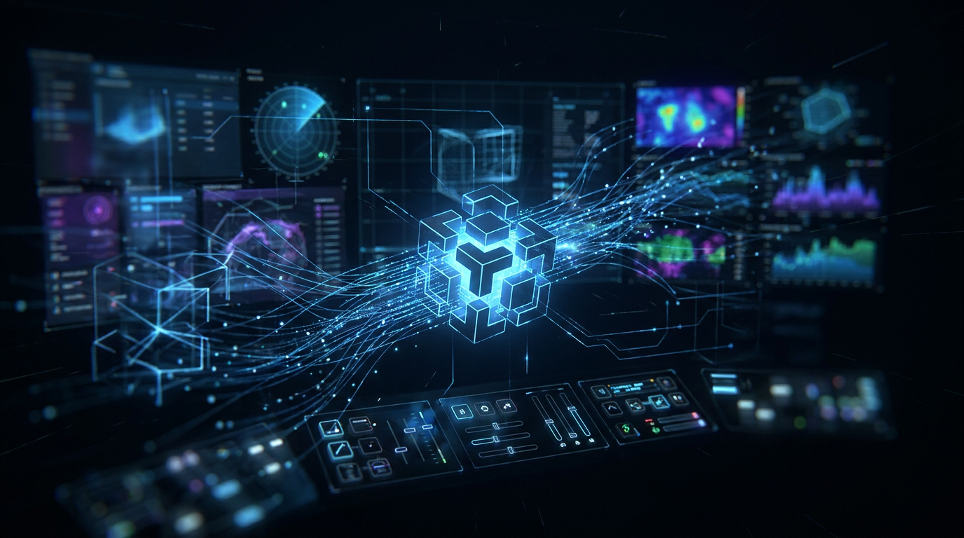 Abstract graphic representing insider source code theft