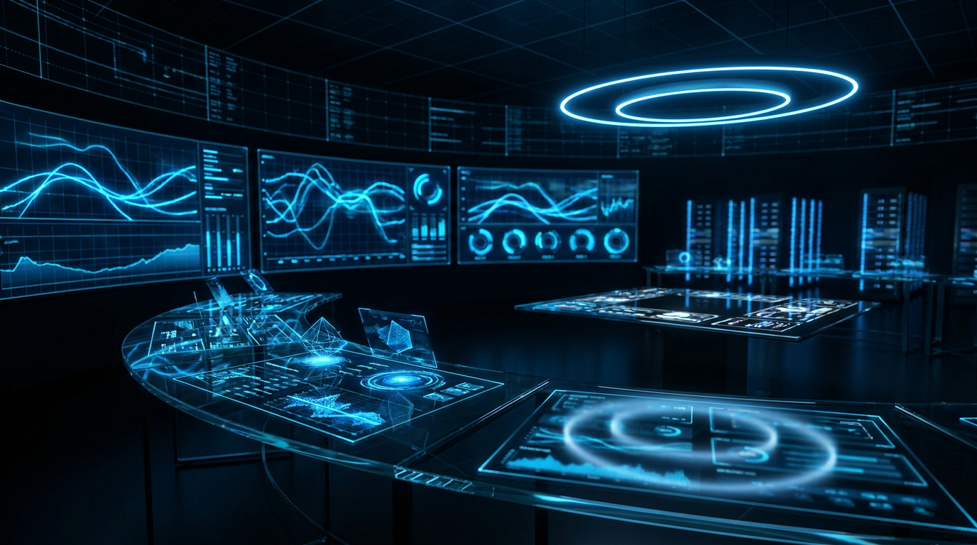 Abstract graphic representing an executive decision session under time pressure